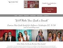 Tablet Screenshot of clearlythebestphotobooths.com